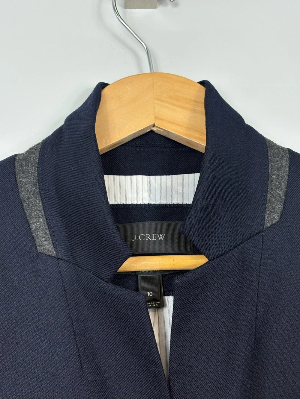 J. Crew Navy Regent Blazer Size 10